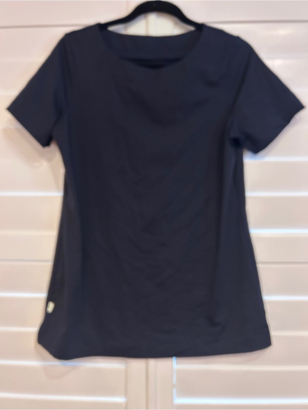 Dudley Stephens Short Sleeve Crew Neck Top - Black Size Medium